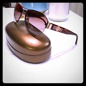 Versace Aviator Sunglasses